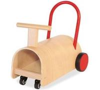 Trotteur porteur Enzo bois-rouge Beige