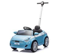 Trotteur Turbo Challenge Fiat 500 E avec barre de guidage Bleu