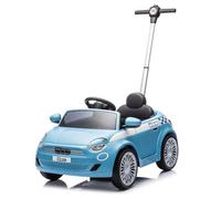 Trotteur Turbo Challenge Fiat 500 E avec barre de guidage Bleu
