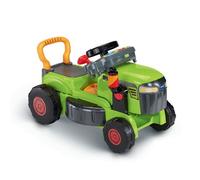 VTech - Super Tracteur Magi Tondeuse Vert - Porteur Pousseur Bébé 3 en 1 - Tracteur Tondeuse Enfant - Jeu Évolutif - Jouet d'Éveil et de Motricité Enfant - Cadeau Bébé Dès 1 an - Contenu en Français