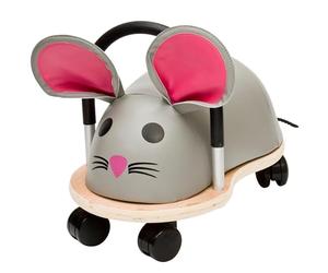 Trotteur Wheely Bug 51110MA Souris, multi-directionnel, grand modèle 3 ans et +, corps en bois sur roues, très résistant, excellente qualité, des heures d'amusement garanties !