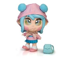 Trotties, Mia, Ville Tokyo, Poupée voyageuse Issue de la série animée, Yeux Emojis, Sac à Dos et Carte, Jouets pour Enfants à partir de 3 Ans, GIOCHI PREZIOSI, TFT01
