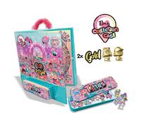 Trotties Tiny TFT24000 Mallette de Collection avec 2 Figurines en Or avec étui métallique pour Ranger et Collectionner Toutes Les Micro Figurines pour Enfants et Enfants de Plus de 3 Ans