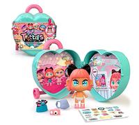 Trotties - Trolley Mini Sophie, Petite Mallette avec 1 poupée, Habits et Accessoires, 2 scènes de Fond et Autocollants, Ranger et Transporter Partout, 4 modèles, +3 Ans, Célèbre (TFT05100)