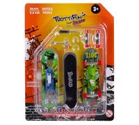 TROTTIFUN - Finger Skate - Lumineux - Piles Incluses - 031481 - Métal - Skateboard - Doigt - Jouet Enfant - Anniversaire - Cadeau - Planche à Roulette - À Partir de 3 Ans