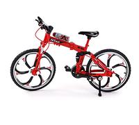 Trottifun - Vélo VTT - 031435 - Couleur Aléatoire - Métal - Finger Bike - Doigt - Jouet Enfant - Anniversaire - Cadeau - 1/10 - Miniature - 17 cm x 6,5 cm - À Partir de 3 Ans