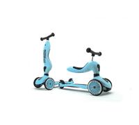 Trottinette 2 en 1 - MYRTILLE - Highwaykick 1 - Réglable sans outils - 3 roues - Siège intégré