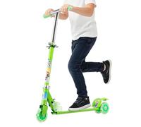 Trottinette,3 Hauteurs Réglables 2 Roues | Trottinette Pliante 2 Roues | pour Garçons Filles Adolescents 3 à 10 Ans Sports Extérieur Plein Air Jardin Voyage Camping Parc Anniversaire