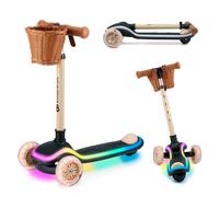 Trottinette 3 Roues Led Pour Enfant Beige TU