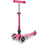 Trottinette 3 Roues Mini Deluxe Rose Pliable LED