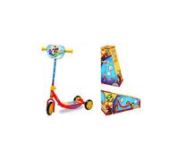 Trottinette 3?roues Smoby Iron Man guidon réglable 67 cm plateau antidérapant Rouge/Jaune/Bleu