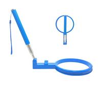 Trottinette à déjections canines Totally Clean pliable, poignée extensible pour un nettoyage rapide, ramasse-déchets portable pour promenades, voyages, sorties en parc, aventures en plein air, 22 x 14