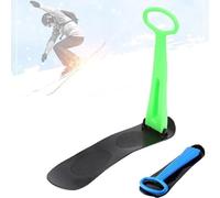 Trottinette à neige pliable pour enfants, luge à neige durable avec poignée, supporte jusqu'à 100 kg, convient pour la neige et l'herbe