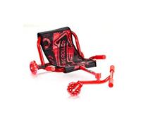 VEVOR Trottinette à Pédales, Capacité de Charge 90 kg, Trottinette Wiggle de Dérive, Mouvement de Pieds en Zigzag, Convient aux Surfaces Dures Intérieur Extérieur, pour Enfants 10 Ans et Plus, Rouge