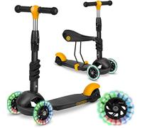 Trottinette à Trois Roues pour Enfants 3in1 Cubi Combalance avec siège Noir