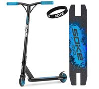 Trottinette acrobatique - JANSHOP - SOKE EVO - Bleue - Aluminium 6061 - Roulements ABEC-9 - Guidon Y 58 cm