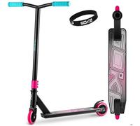 Trottinette acrobatique - SOKE - SOKE Go! - Rose bleu - Guidon 48,5 cm - Roulements ABEC-9 - Roues 100x24 mm