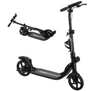 Trottinette Adolesente EVERCROSS TECH K8 Pneu 8“ Pliable 3 hauteurs Avec frein double Couleur Noir Cadeau Super