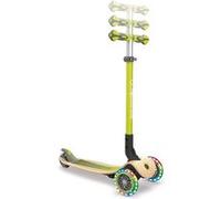 Trottinette Aluminium GLOBBER Primo Foldable Wood Vert avec roues lumineuses Vert G