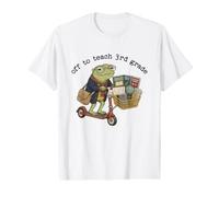 Trottinette Amusante pour Enseignant de 3e année pour la rentrée Scolaire T-Shirt Graphique avec Valeur