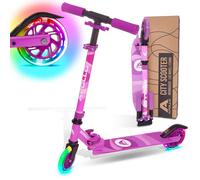 Apollo Trottinette Enfants LED - Moonracer | Trottinette pour Enfants avec Suspension | Trottinette Pliable Enfant | Trottinette City à Partir de 4 Ans | Réglable