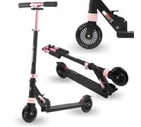 Trottinette avec amortisseur et guidon réglable en hauteur - pour enfants à partir de 4 ans