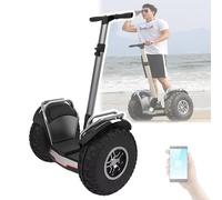Trottinette Avec Lumières Led Colorées,Pneus 19 Pouces,6 Modes De Fonctionnement,Écran 6,5 Pouces,Charge 150Kg,Connexion Bluetooth,Réglable 48Cm,Ascension 35°,Pour Enfants Et Adultes Black