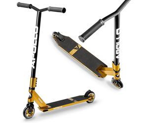Trottinette de figure - Star Pro - Trottinette de figure professionnelle de haute qualité en aluminium anodisé-Blanc/Or