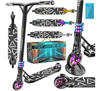 Trottinette de freestyle noire - KESSER - GT-Limit - Direction 360° - Roues PU 110 mm - Roulements ABEC 9