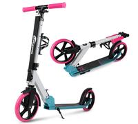 Trottinette de ville pliable grand format + sangle + porte-bouteille