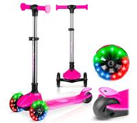 Leuchtendes Dreirad-Balance-Scooter für Kinder Ricokids Jelly - rosa