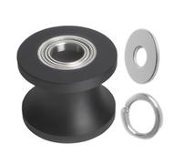 Trottinette d'équipement de fitness - Pièce de rechange silencieuse pré-montée | Roulement en aluminium et polyuréthane | Pour vélo elliptique à la maison Gym Appartement Exercices d'intérieur