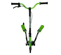 Trottinette double à 3 roues Capacité de charge 100 kg Couleur verte