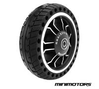 Roue avant Complète pour Dualtron Mini Pneu plein intégré Noir
