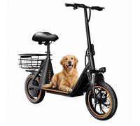 Trottinette Éélectrique Pliable X12 avec Siège & Panier, Moteur 350W, 36V 13Ah, Auto 35-40km, Pneus 12*2.15"", Adulte/Ados