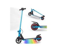 Trottinette Électrigue Pour Enfants - Leawin - Autonomie 5 - 8km - Max 14km/H - Bluetooth - Système De Freinage Électronique - Bleu. Multicolore