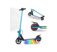 Trottinette Électrigue Pour Enfants - Leawin - Autonomie 5 - 8km - Max 14km/H - Bluetooth - Système De Freinage Électronique - Bleu. Multicolore