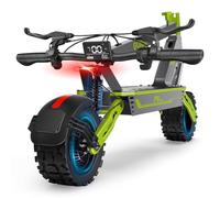 Trottinette électrique 11" pour adulte avec batterie 52 V 20 Ah, autonomie de 70 km, déverrouillage intelligent NFC et double frein à disque, tout-terrain pneumatique antidérapant, F5