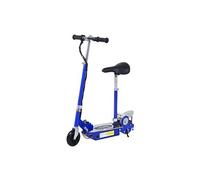 Trottinette électrique 120 W pliable pour enfant de 7 à 12 ans hauteur guidon et selle réglable 10 Km/h max. bleu