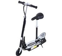 Trottinette électrique 120 W pliable pour enfant de 7 à 12 ans hauteur guidon et selle réglable 10 Km/h max. noir