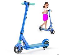 Trottinette électrique 130 W pliable pour enfant 7-14 ans 14 Km-h Max.Autonomie 8 Km Trottinette Bleu