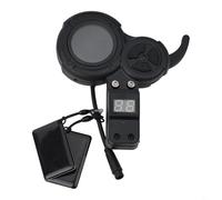 Trottinette électrique 6 broches avec NFC pour déverrouillage VSETT 8 9 10 11 | pour ZERO 10 8X Z8PRO 10 VDM | ABS léger affichage du tableau de bord pour les trajets en ville Noir