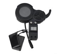 Trottinette électrique à 6 broches avec carte NFC Start pour Vsett 8 Plus 9 Ten Eleven pour Zero 10 8x Z8pro Vdm Noir ABS Panneau d'instruments léger Écran transparent Pièce de mise à niveau