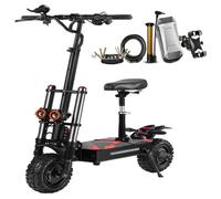 Trottinette électrique à double entraînement Boyueda S3 11'' - Moteur 6000W - Batterie 60V38A - 85km/h - Environ 120KM d'autonomie