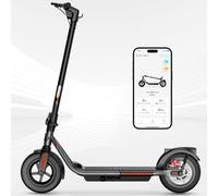 Trottinette Électrique Adulte, Autonomie De 20 Miles, Scooter Électrique Pliant Portable avec Système De Freinage Double, Pneus 10'' Pneumatiques Et en Caoutchouc Solide, 16-T