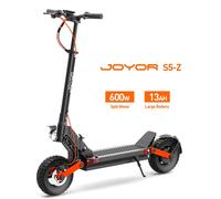 Trottinette Électrique Adulte JOYOR S5-Z - Moteur 600W, Autonomie 55km, Freins à Disque, Pliable, 10"" Pneus - Véhicule Léger