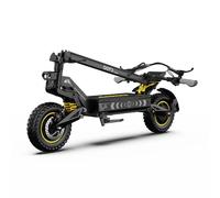 Trottinette électrique adulte OOTD T10 Pro - deux moteurs de 1300W - batterie 52V 23.4Ah - autonomie d'environ 70 km - vitesse maximale de 65 km/h. Black yellow T10 Pro