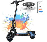 Trottinette électrique adulte pliable RCB TECH R10S - Batterie 48V 16.8Ah, Pneus 10"", APP, 1000W Peak, 45 km/h, Bleu