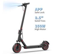 Trottinette électrique AOVOPRO - Moteur 350W Batterie 36V7,8Ah 30km/h, Autonomie 20km Pneu plein en caoutchouc de 8,5 pouces