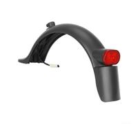 Trottinette électrique arrière pour unité Fender avec support de plaque d'immatriculation, feu arrière intégré et crochet de transport pour Pro Pro2 (gris foncé)